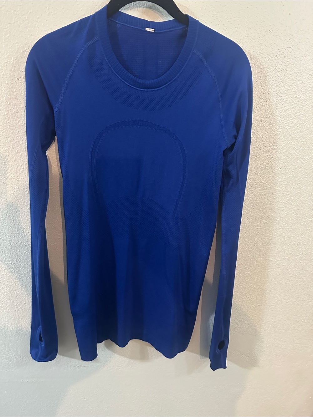 lululemon athletica Long-Sleeve Seamless Top in Royal Blue